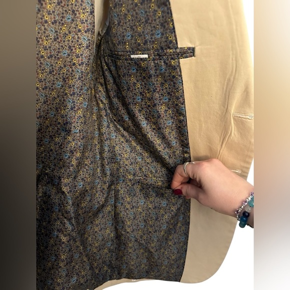 Original Penguin Men’s Tan 2 Button Cotton Sports Jacket - 40R - Picture 4 of 9